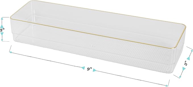 Martha Stewart Kerry Stackable Desk Drawer Organizers - Image 7