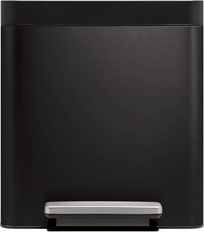 Kohler K-20942-BST 8 Gallon Compact Hands-Free Step Trash Can, Trash Can - Image 2