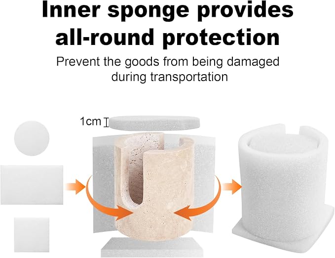 Natural Travertine Sponge Holder - Image 5