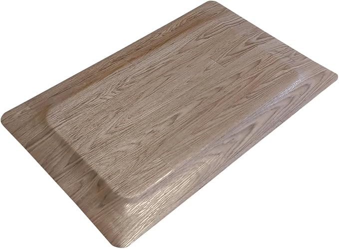 Rhino Mats, Softwoods Anti Fatigue Floor Mat, Commercial Grade Kitchen Mat, Standing Desk Mat, Office, Garage or Anywhere, Standing Comfort. (Driftwood, 2' x 3' x 1/2")