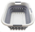 SAMMART 41L Collapsible 3 Handled Plastic Laundry Basket by SAMMART