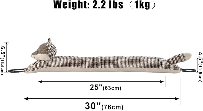 Under Door Draft Stopper Decorative Wind Stopper 30 inch - Image 2