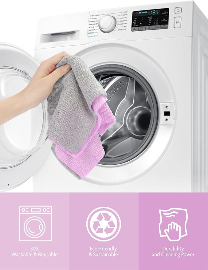 Fantasticlean Microfiber Cleaning Cloth Roll-75 Sheets, Tear-away Microfiber - Image 7