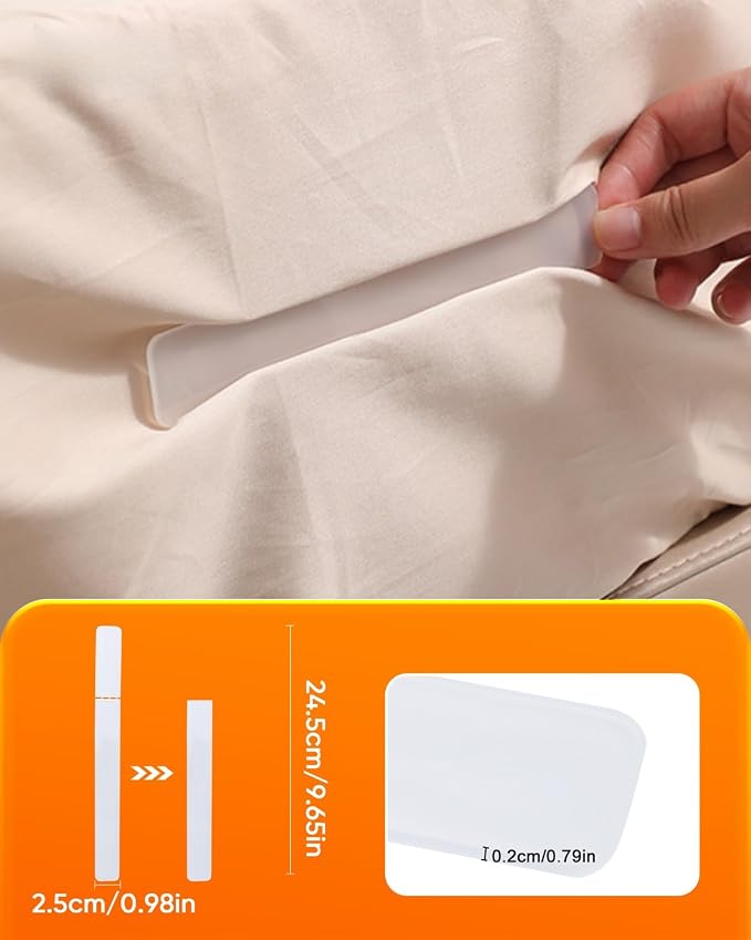 Transparent Sheet Fastener Strips, Bed Sheet Holders - Image 2