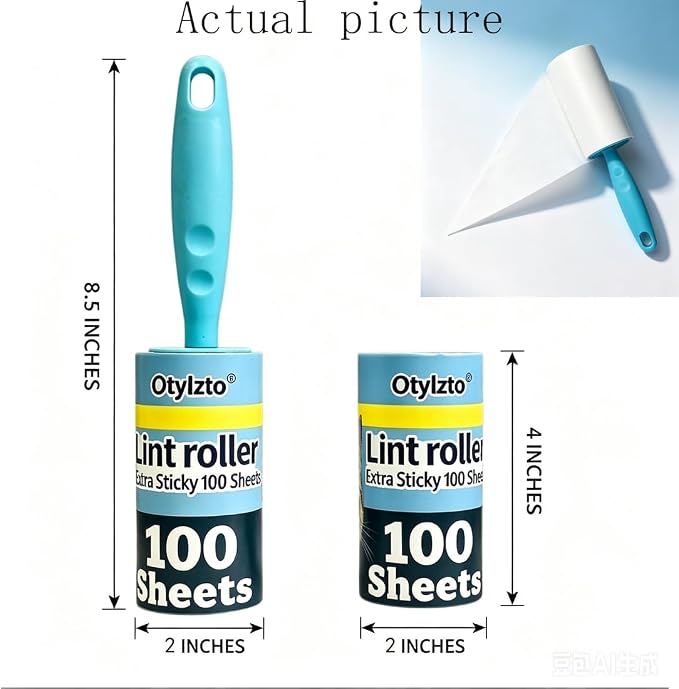 Otylzto 600 Sheets Extra Sticky Lint Rollers - Image 2