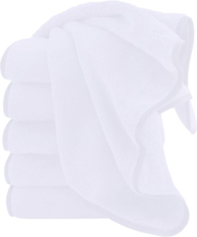 Cosy Family 6 Pack Ultra Soft Microfiber Absorbent Hand Towel, Silk Hemming by Cosy+Family