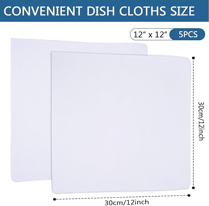 SINLAND Dish Cloth for Washing Dishes Kitchen Washcloth Cleaning Cloth - Image 2