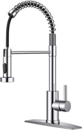 FORIOUS Kitchen Sink Faucet, Pull Down Sprayer, Classic High Arc, Chrome | by FORIOUS