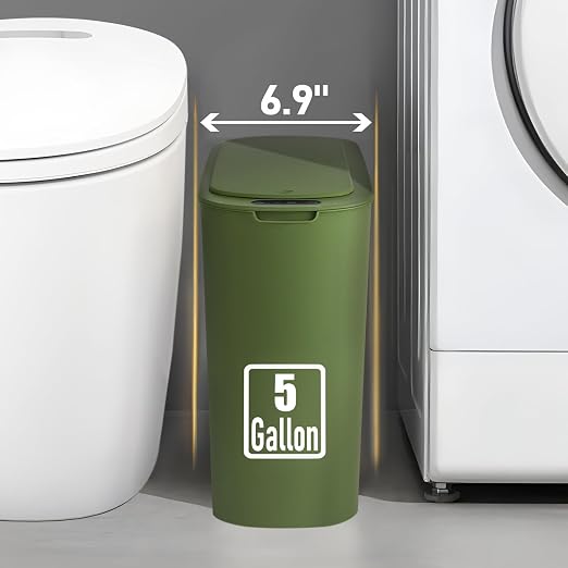 TIPGO 5 Gallon Automatic Bathroom Trash Can - Image 3