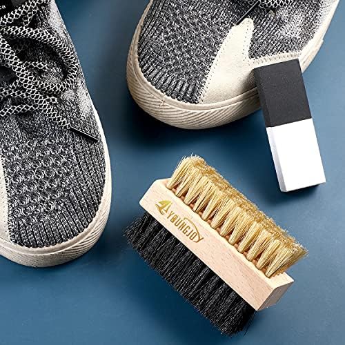 2 Pcs Sneaker Cleaning Brush Shoes Shine Dauber Suede Brush Nubuck Cleaner - Image 6