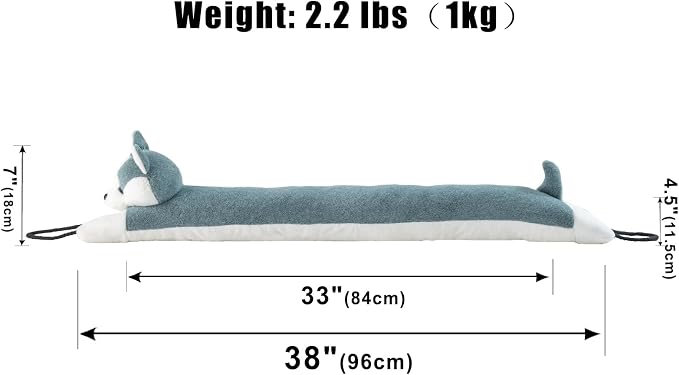 Under Door Draft Stopper Decorative Wind Stopper 38 inch - Image 2