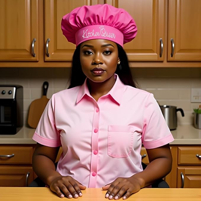 The Apron Place Adjustable Professional Chef Hats, Multiple Personalized Embroidered Designs to Choose from, Made in The USA