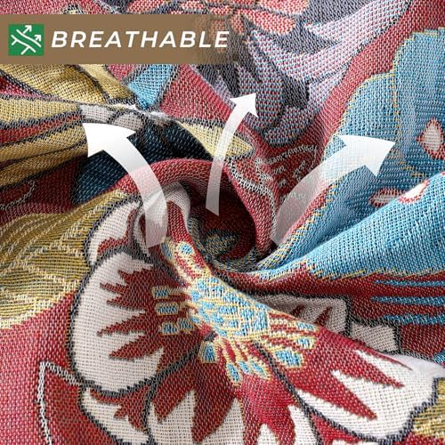 Set of 4 Cotton Floral Kitchen Towels - Image 4