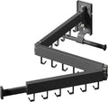 HEILAIYI Wall Mounted Clothes Hanger, Clothes Drying Rack, Laundry Drying Rack by HEILAIYI