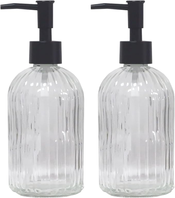 YYTSGG Clear Glass Soap Dispenser by YYTSGG
