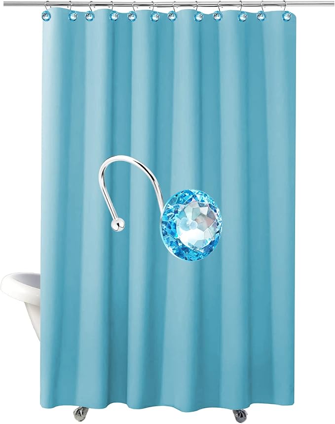 12PCS Stainless Steel Shower Curtain Hooks Rings - Image 8