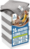 DAN RIVER 24-Pack Microfiber Towels – Ultra Absorbent, lint Free Cloth & by DanRiver