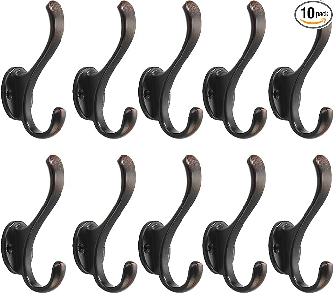 Coat Hooks 10Pack Hardware Towel Hooks by khtumeware