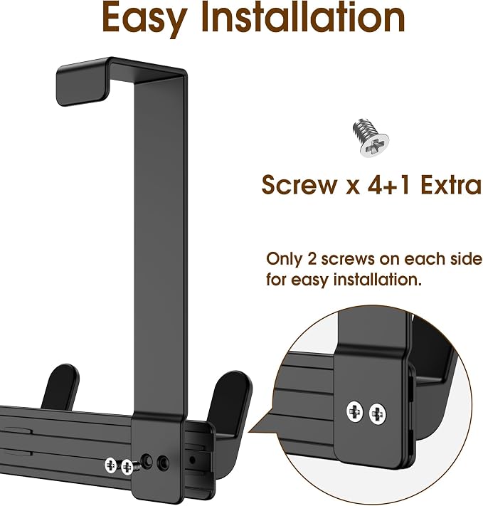 Over The Door Hooks Hanger, Heavy Duty Rack - Image 6