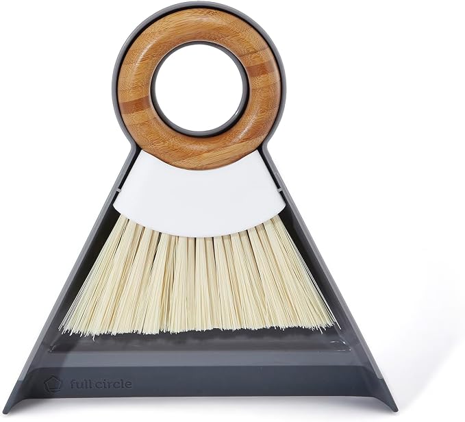Full Circle Tiny Team, Mini Compact Brush & Dustpan Set by FULLCIRCLE