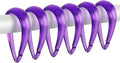 Top-spring Purple Shower Curtain Hooks 12Pcs Drop Shaped Hooks by Top-spring