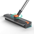 Floor Scrub Brush with Long Handle Length Adjustable, 3 in 1 Heavy-Duty Stiff by Unknown