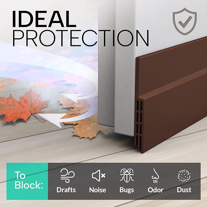 Vellure® door draft stoppers for bottom of door - Image 3
