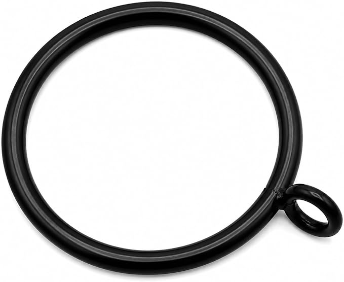 60 Pack Black Curtain Rings - Image 9