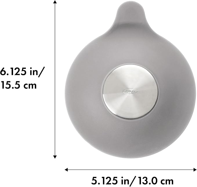 OXO Good Grips Silicone and Stainless Steel Tub Stopper, Fits Standard Drains - Image 2
