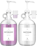 2 Pcs Glass Liquid Laundry Detergent Dispenser by onsogi