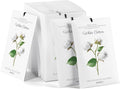 MYARO 12 Pack White Cotton Scented Sachets, Closet Deodorizer Car Freshener by MYARO