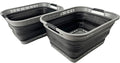 SAMMART 42L Collapsible Plastic Laundry Basket by SAMMART