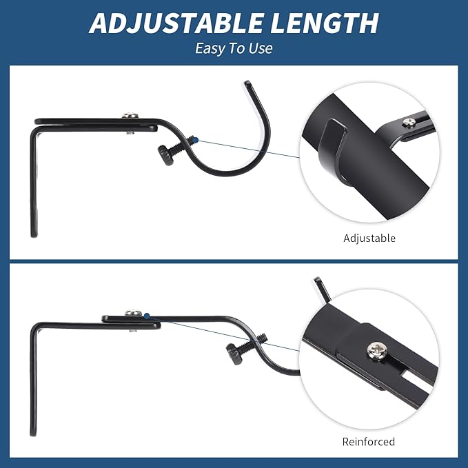 Premium Curtain Rod Brackets for Wall - Image 3