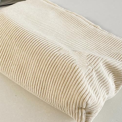 SxoSyo Corduroy Makeup Bags Women, Large Cosmetic Pouch - Image 6
