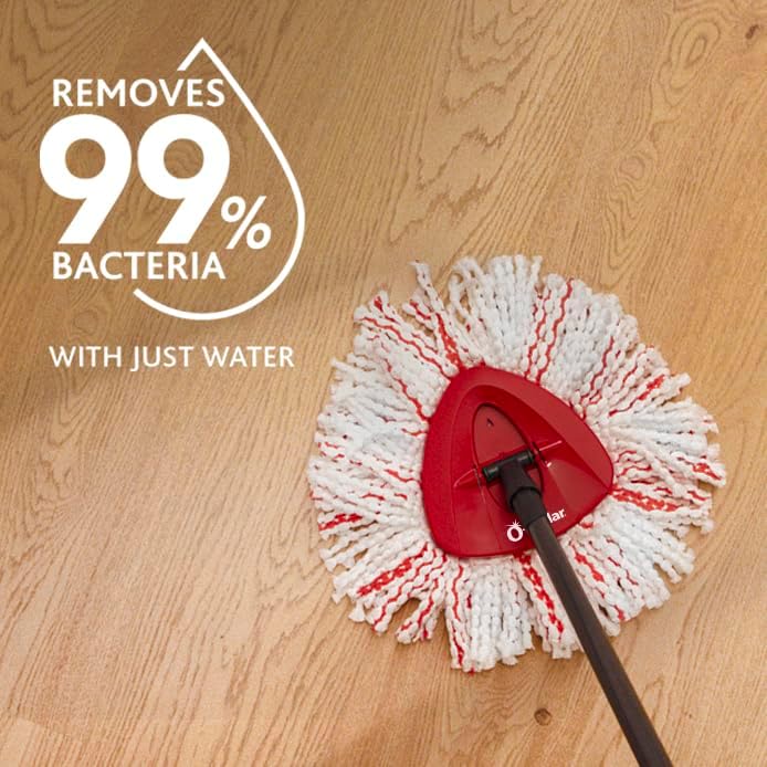 O-Cedar EasyWring Deep Clean Refill | 40% More Cleaning Power | Microfiber Mop - Image 4