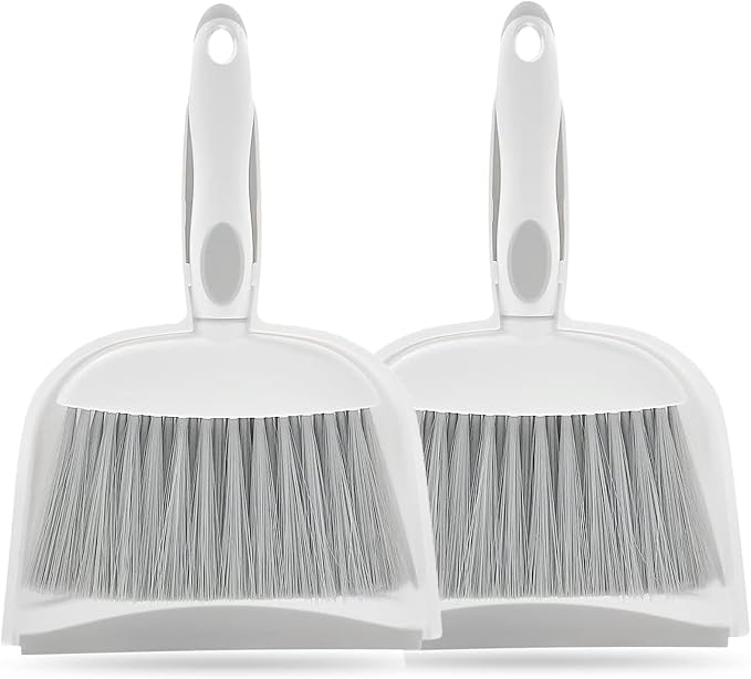 Whisk Mini Broom & Dustpan: 2pcs Tent, Desk Cleaner by Householdcleaningutensils