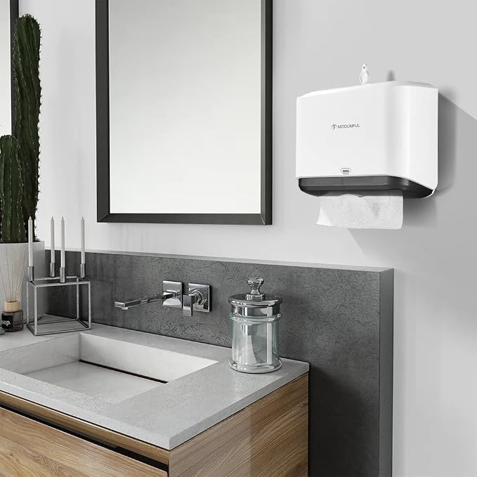 Paper Towel Dispenser Wall Mount: Adhesive Paper Towel Holder - Image 2