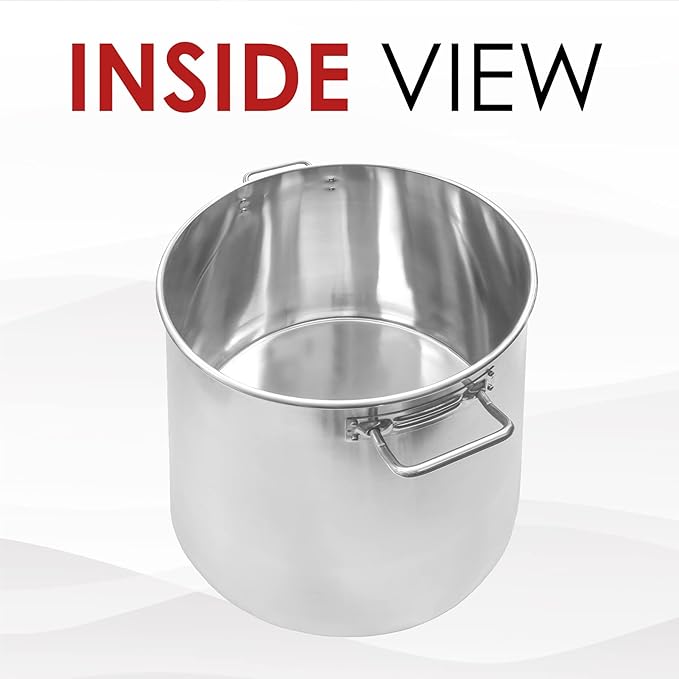 Concord 50 Quart Stainless Steel Stock Pot Cookware