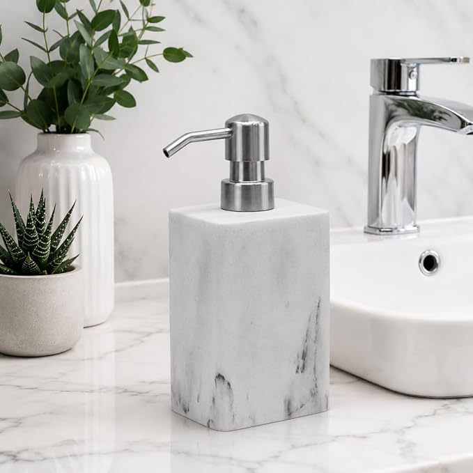 Stainless Steel Silver Soap Dispenser Pump, 28MM Soap Pump Replacement - Image 7