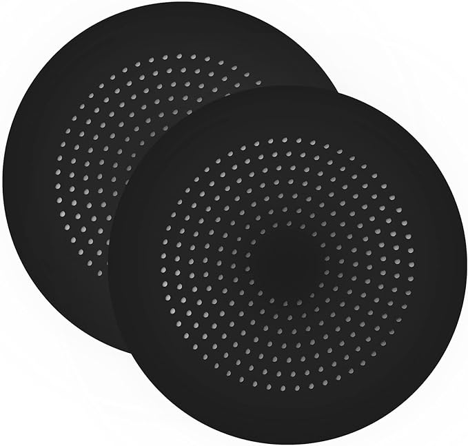 2 Pack Shower Drain Hair Catcher, Silicone Drain Cover by QiyuanLS
