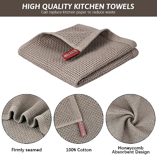 Nialnant 12 Pack Dish Cloths, 100% Cotton Dish Towels - Image 4