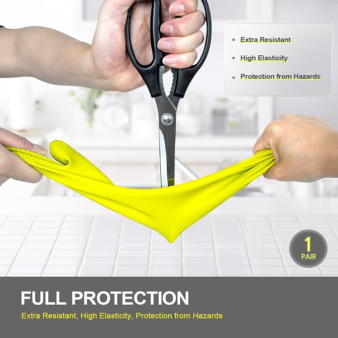 DABOGOSA MAMISON Reusable Household Dishwashing Cleaning Rubber Gloves - Image 3