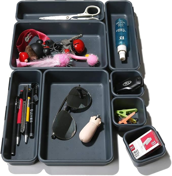 Interlocking Desk Drawer Organizer Separators - Image 4