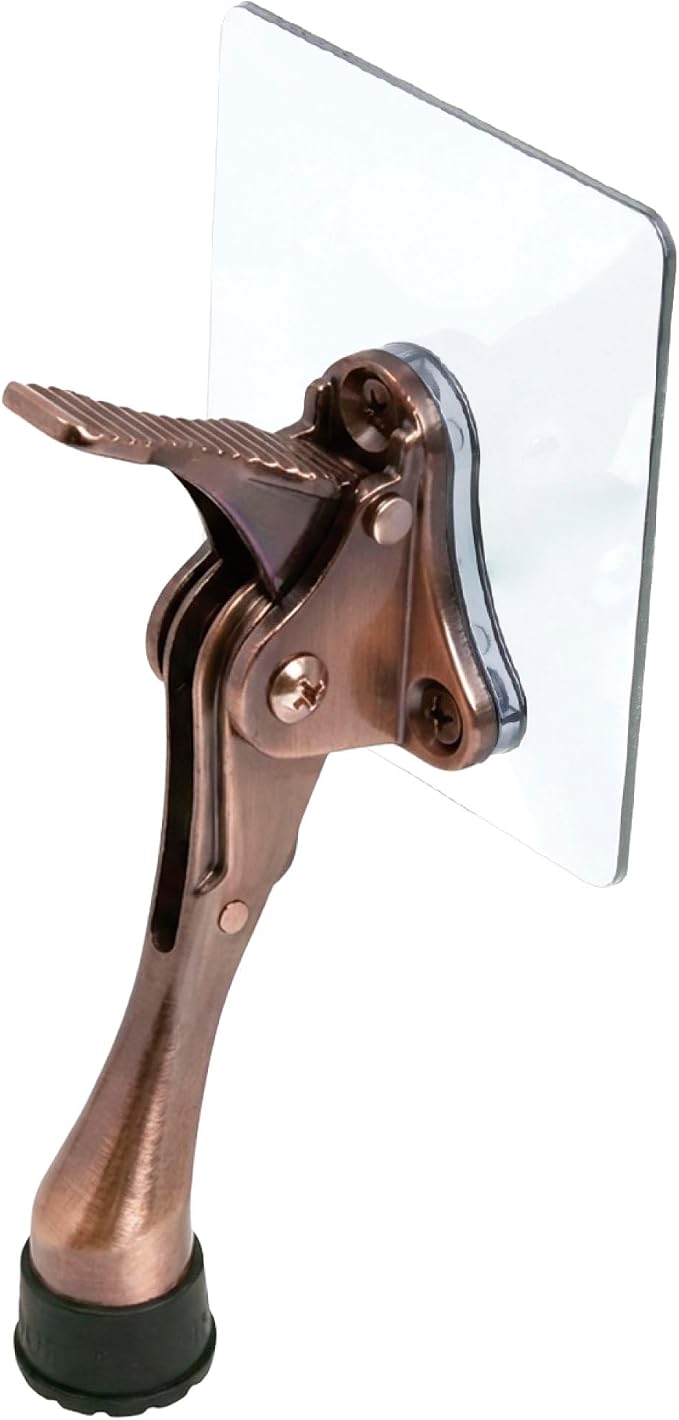 HASHI 4 Inch Kickdown Door Stopper No Drilling, Hands-Free Foot Operated Door by HASHI