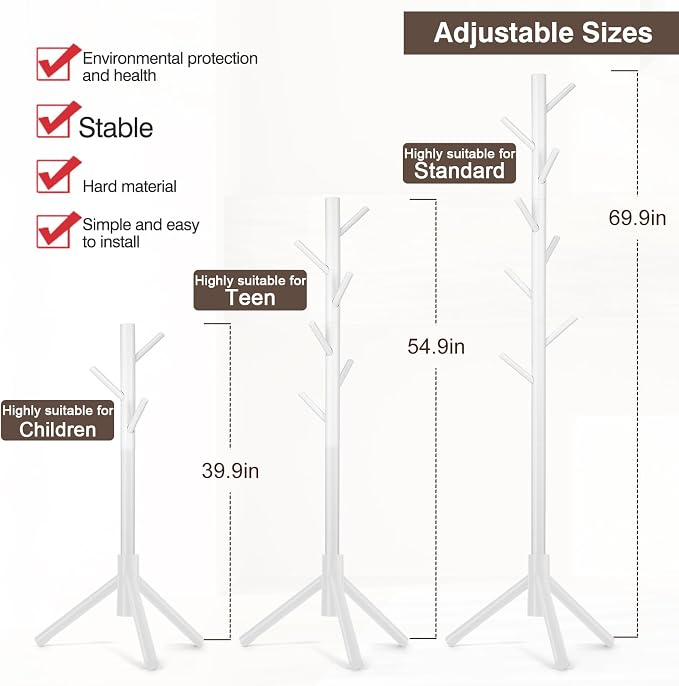 WANGMUXIA Freestanding Coat Rack | Coat Rack - Image 6
