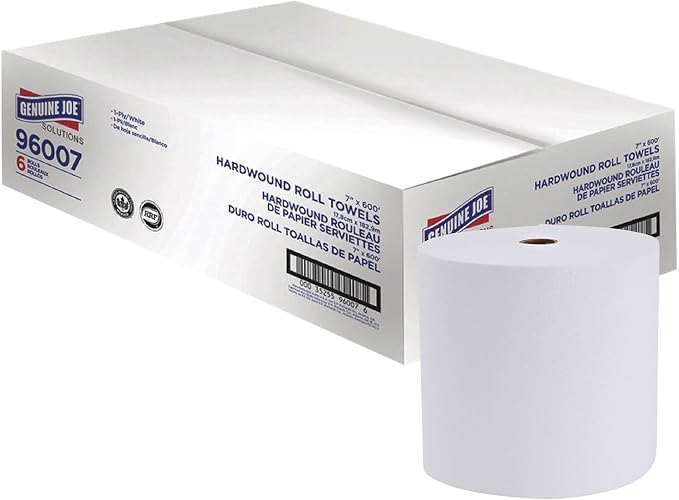 Genuine Joe Hardwound Roll Towels by GenuineJoe