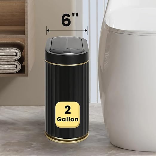 ELPHECO Motion Sensor Bathroom Trash Can - Image 3