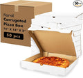 Karat Corrugated Pizza Boxes 14" x 14" x 2" [50 Pack] – Ventilated, Grease-Resistant, Durable for Pizza, Catering or Shipping Use