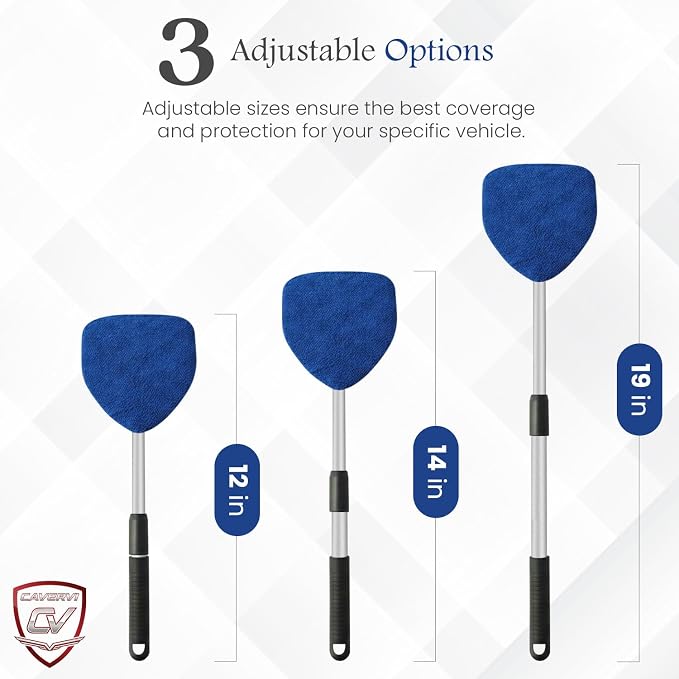 Windshield Cleaner Tool for Inside Car Windows, 6 Microfiber Pads | 6 reusable - Image 5