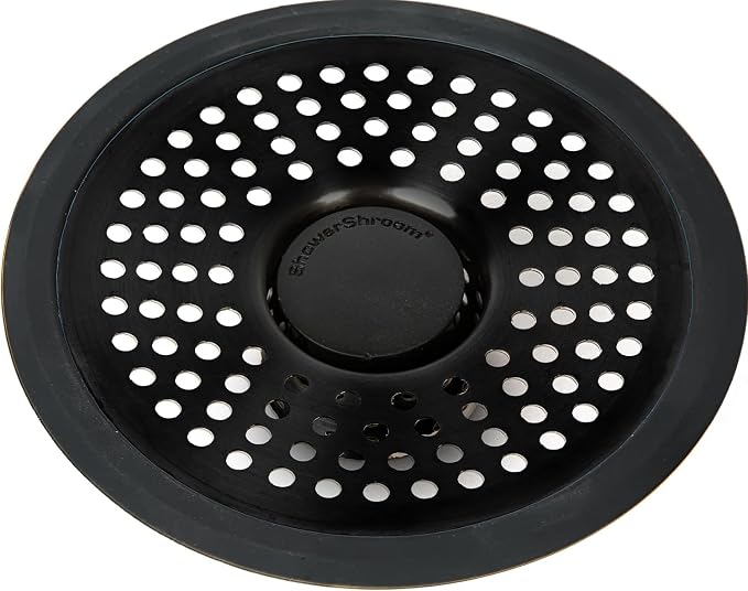 ShowerShroom Ultra Matte Black Hair Catcher, Stainless Steel Drain Protector - Image 2